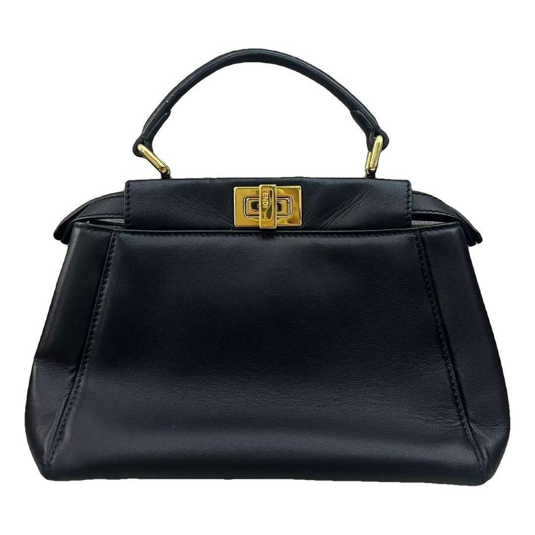 Peekaboo leather handbag