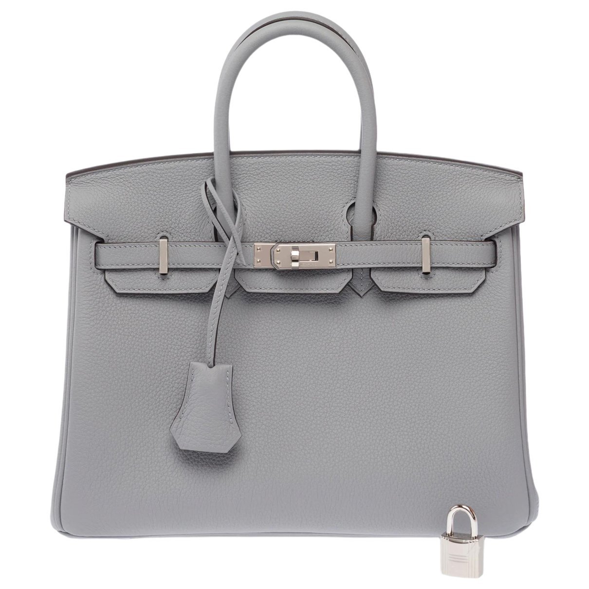 Birkin 25 leather handbag