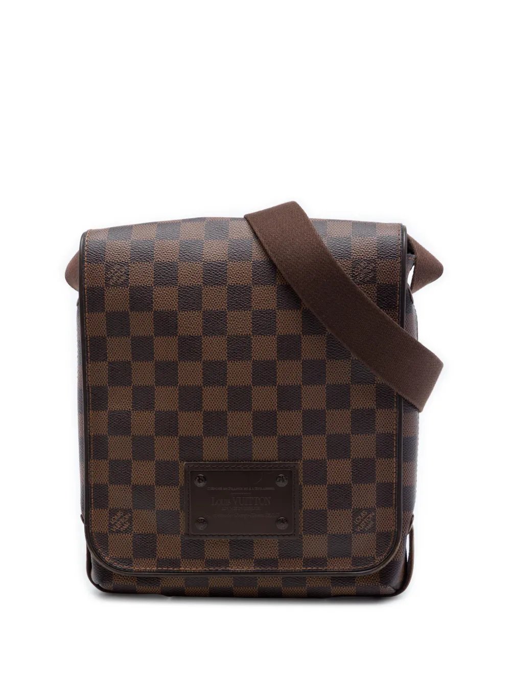 2010 Damier Ebene Brooklyn PM crossbody bag