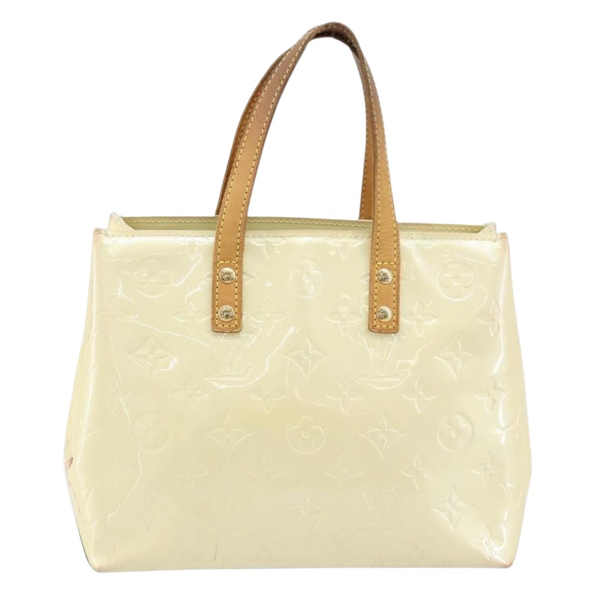 Reade patent leather handbag
