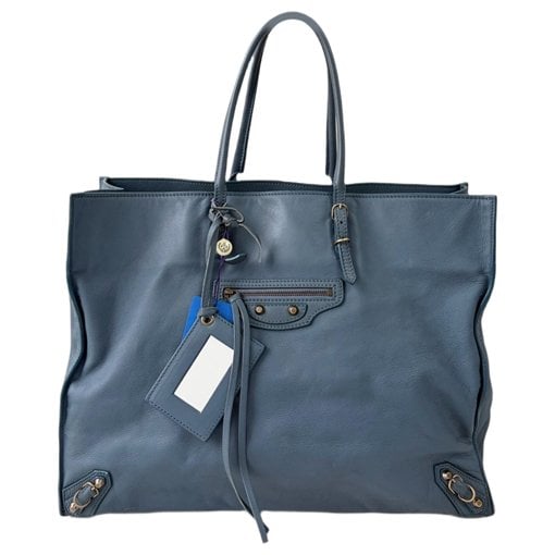 Papier leather tote