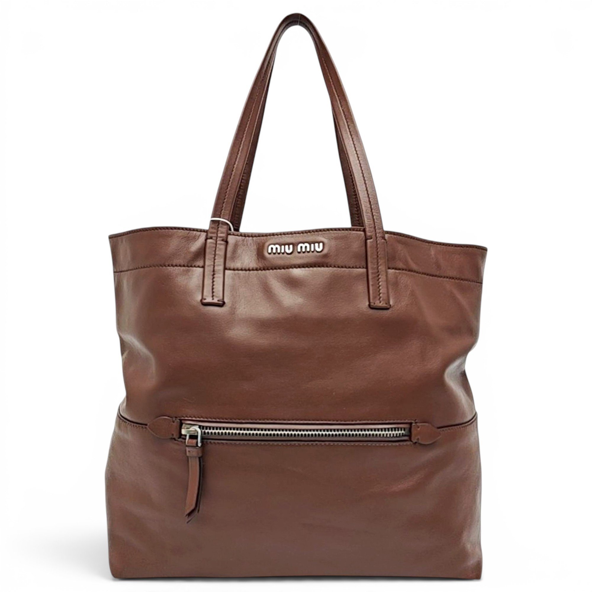 Leather handbag