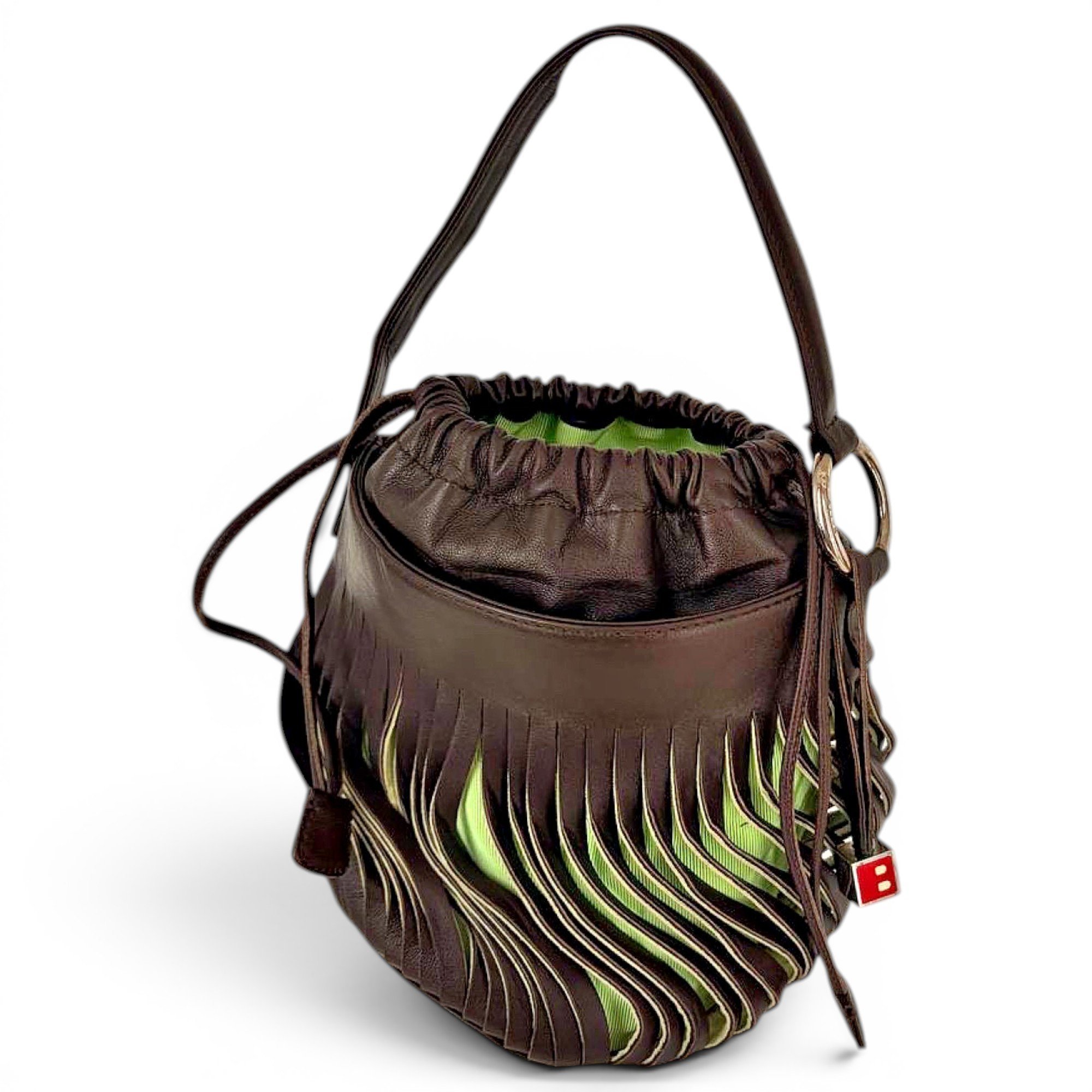 Leather handbag