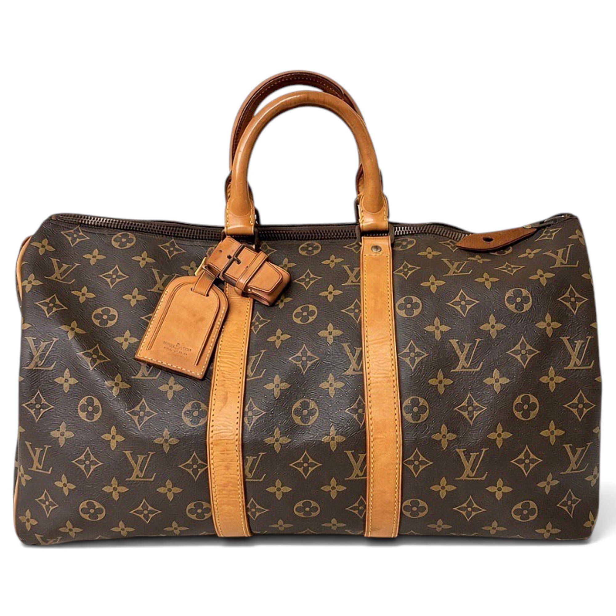 Keepall leather 48h bag