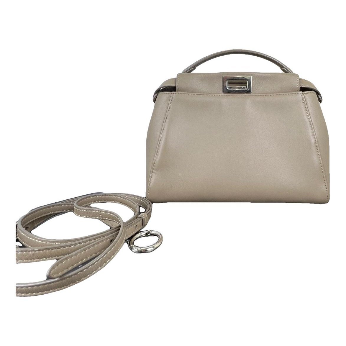 Peekaboo leather handbag