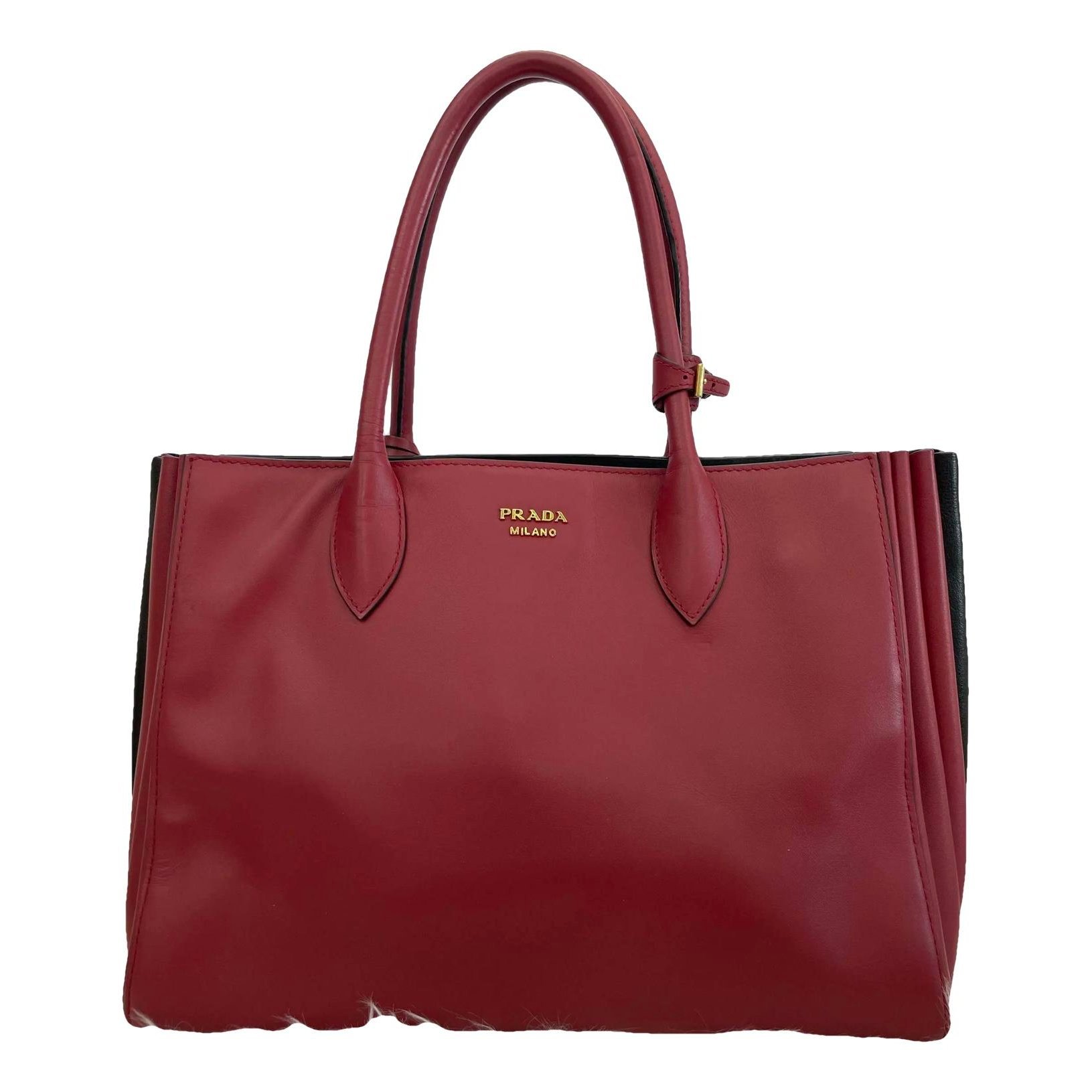 Prada Bibliothèque leather tote