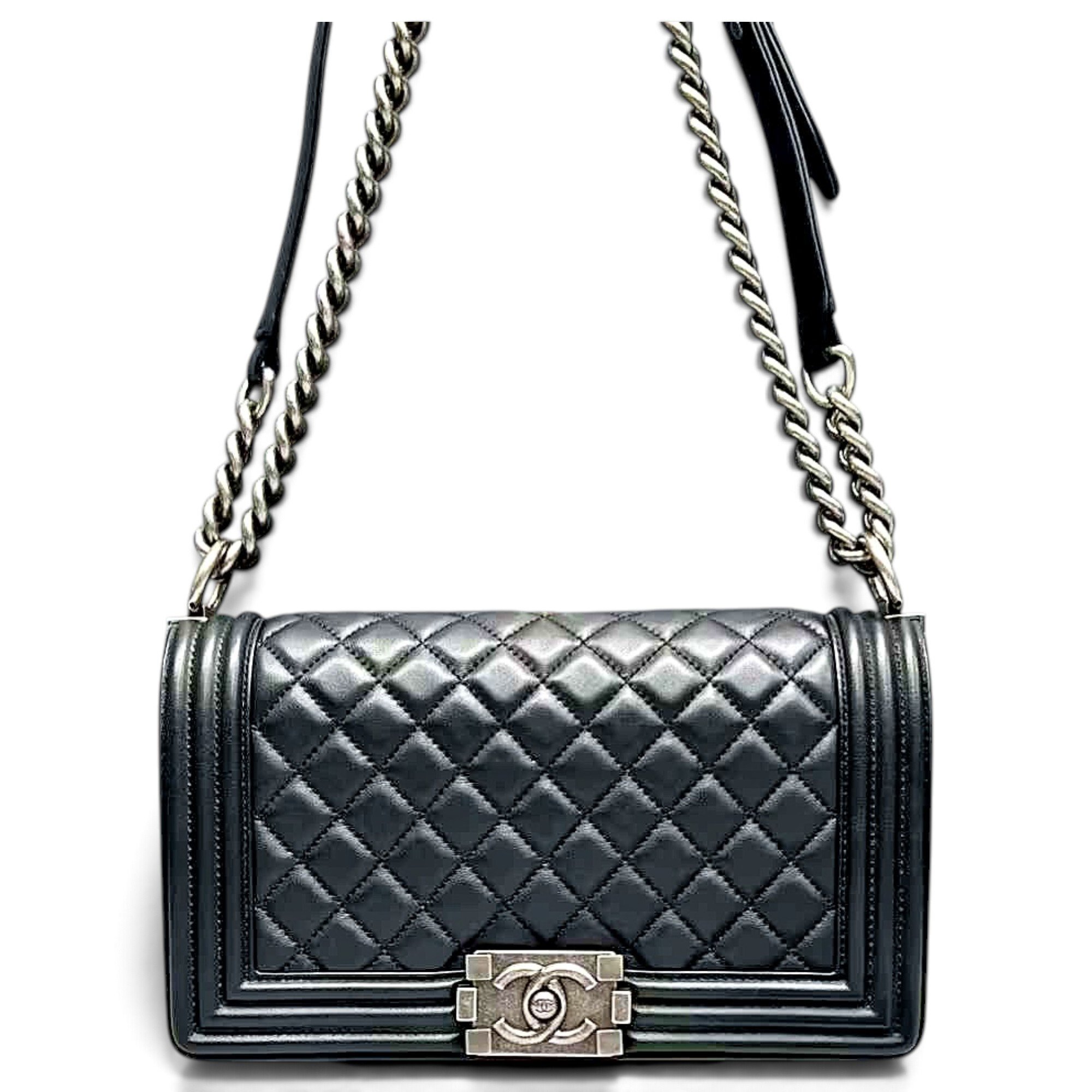 Boy leather crossbody bag