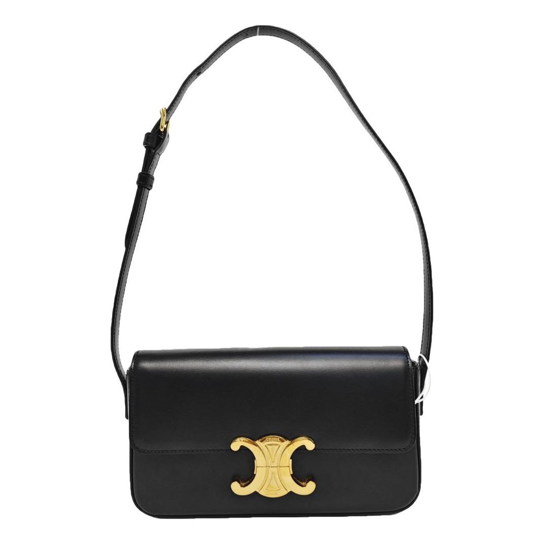 Triomphe Long leather handbag