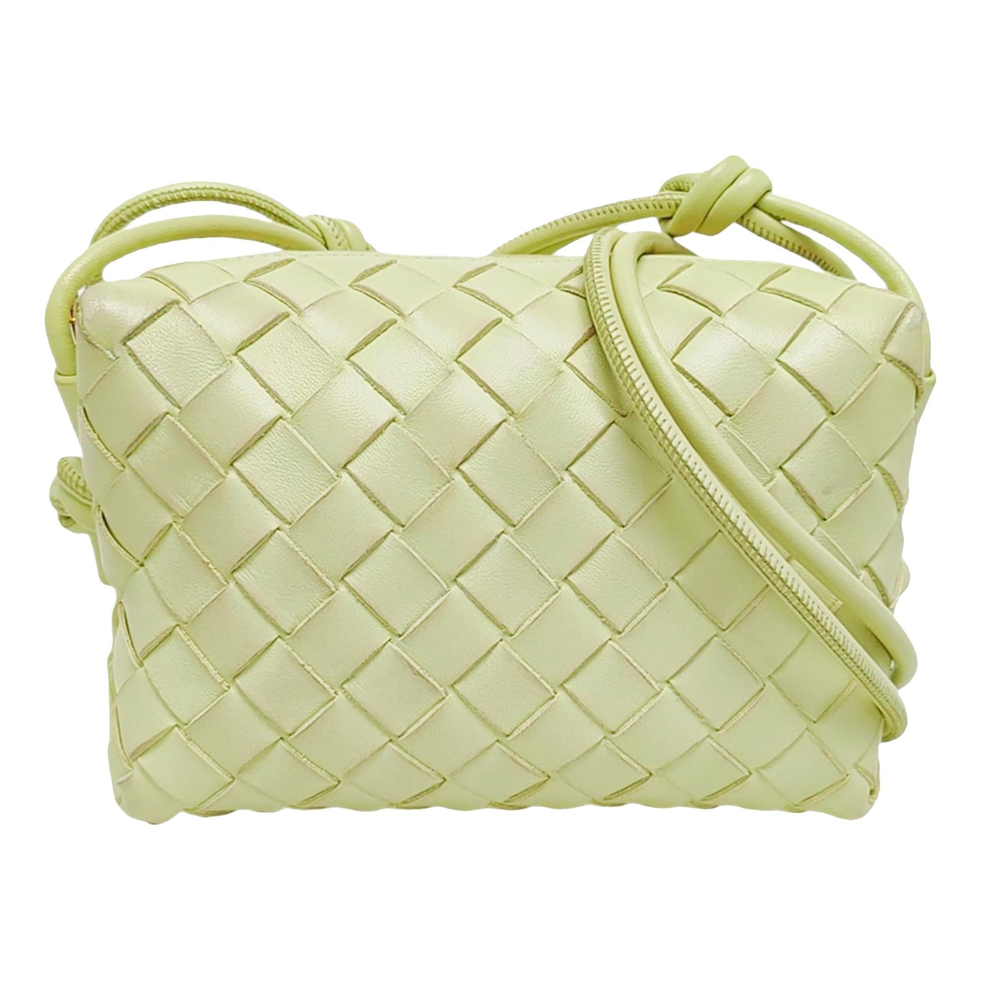 Loop leather crossbody bag