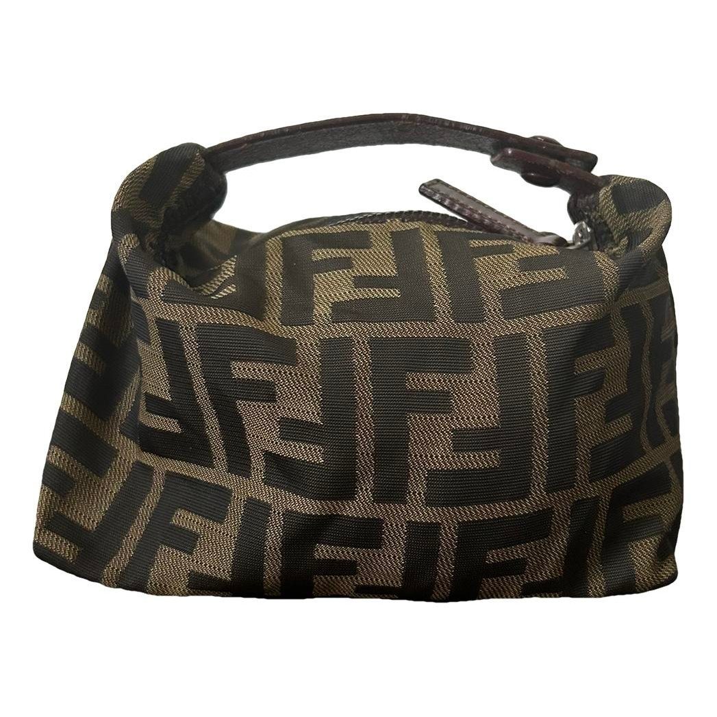 Croissant Vintage cloth mini bag