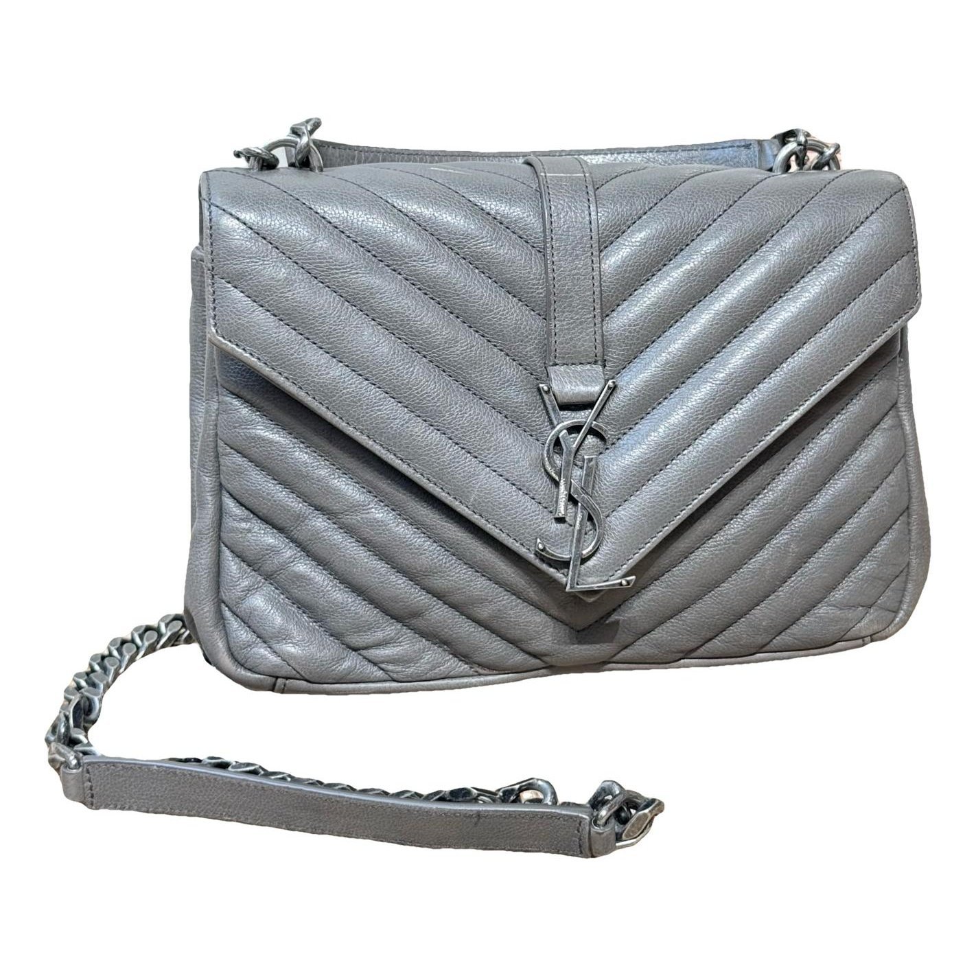 Collége monogramme leather handbag