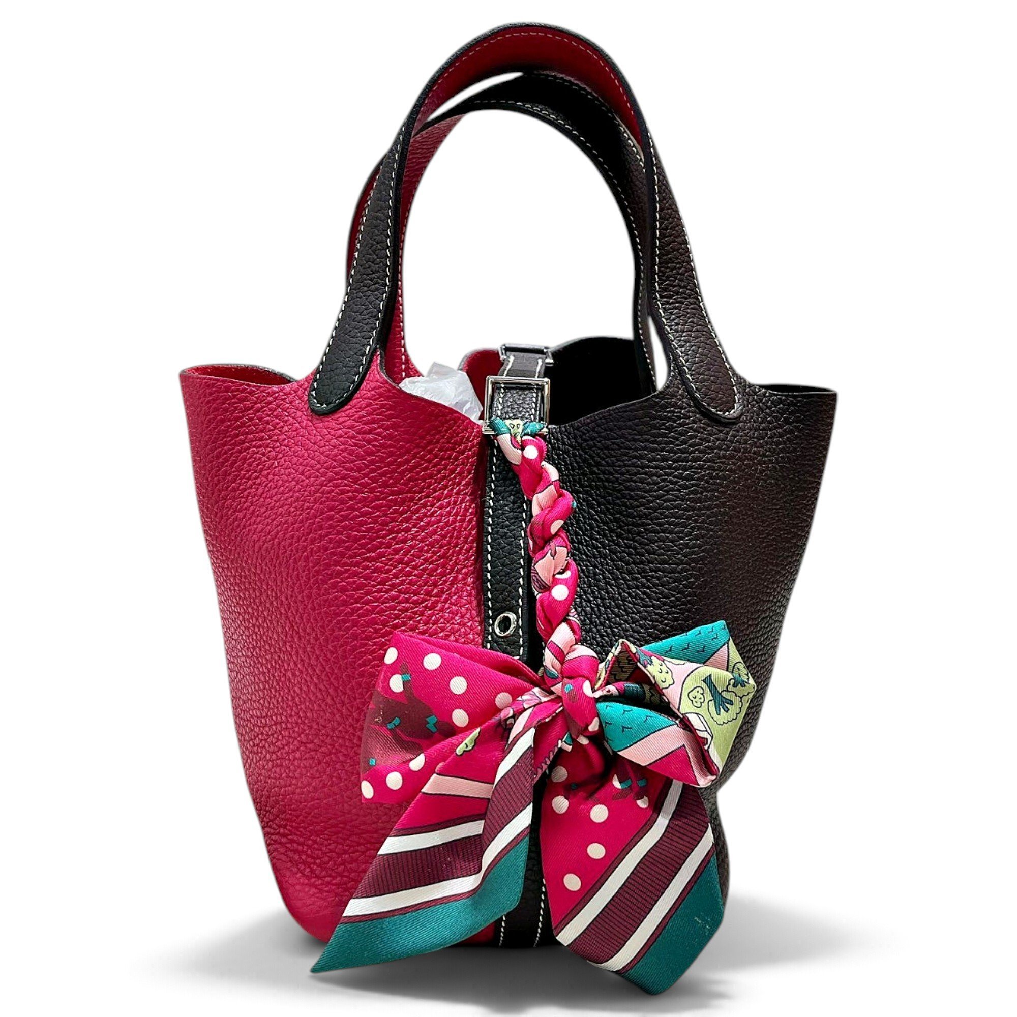 Picotin leather handbag