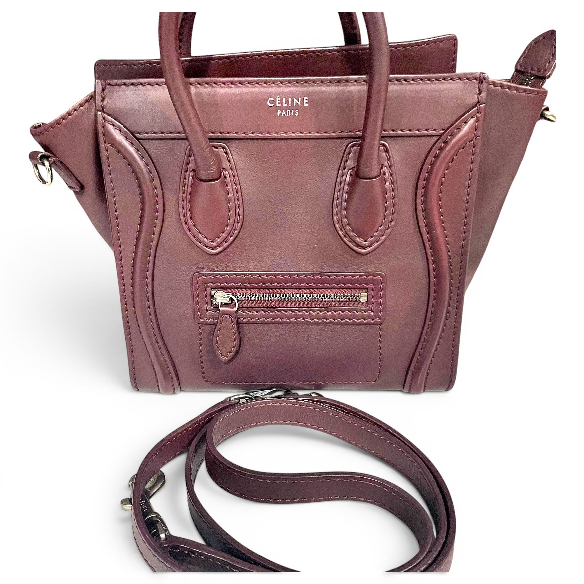Nano Luggage leather handbag