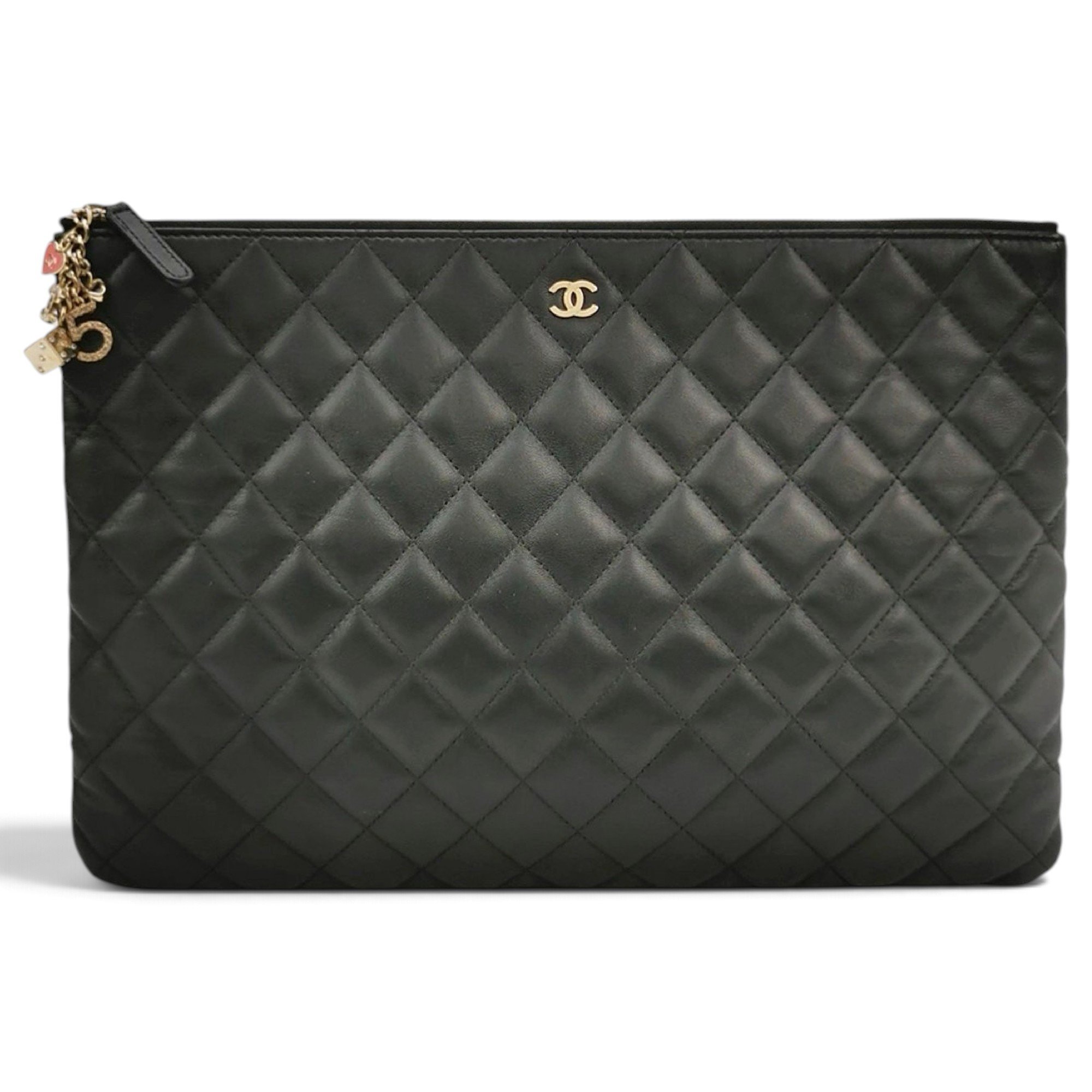Timeless/Classique leather clutch bag