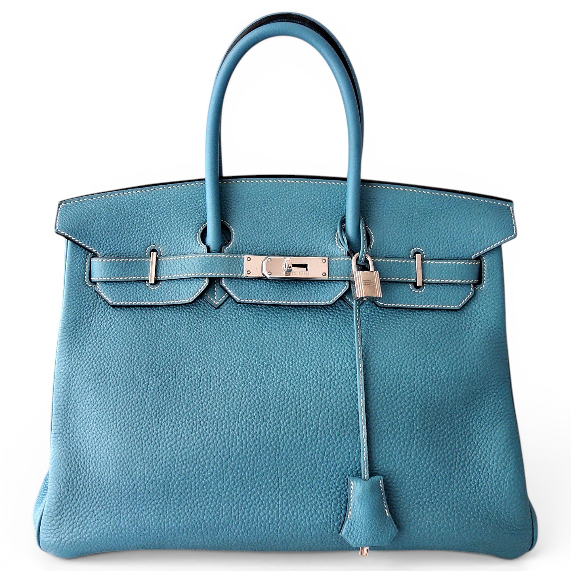 Birkin 35 leather handbag