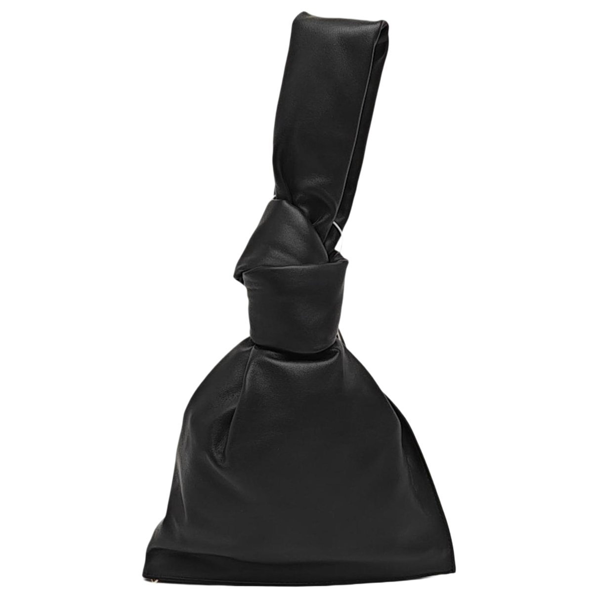 Twist leather handbag