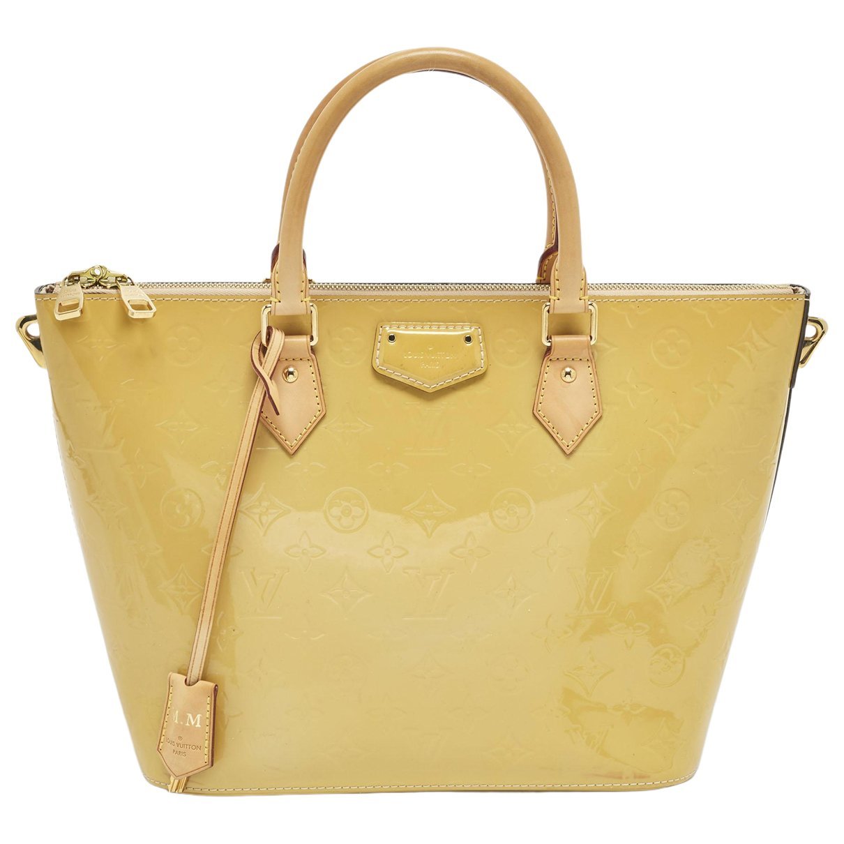 Patent leather tote