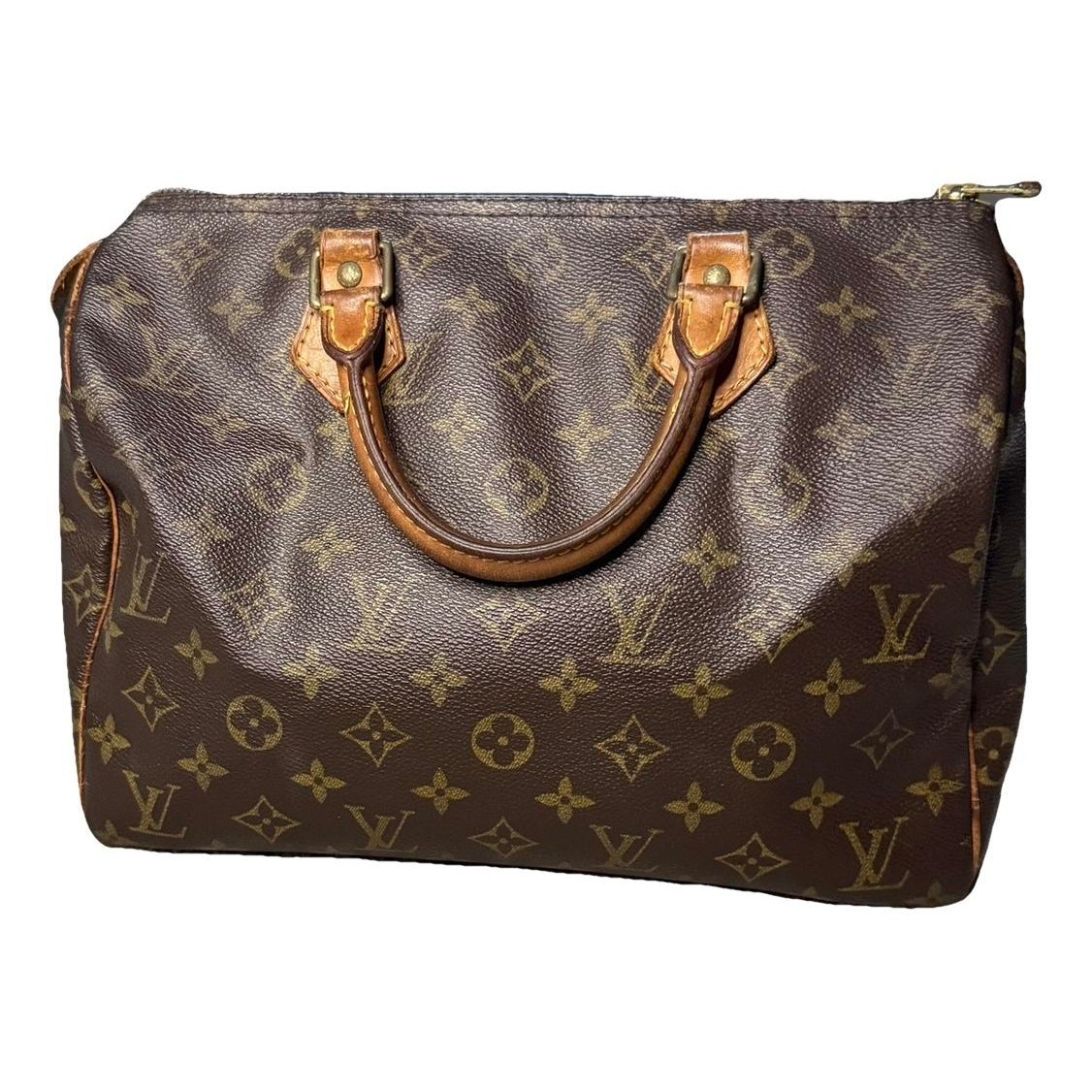 Speedy leather handbag