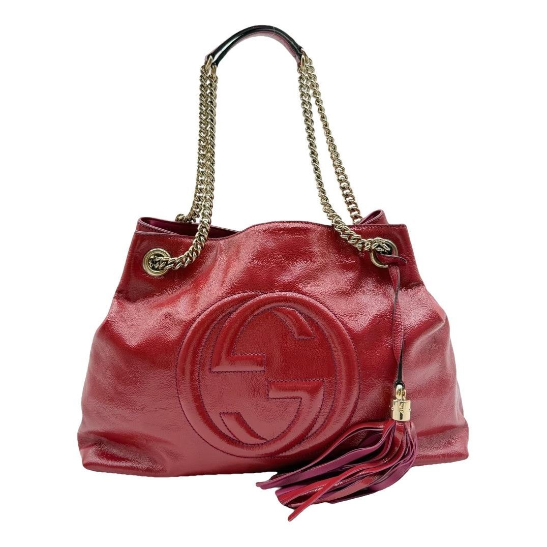 Soho patent leather tote