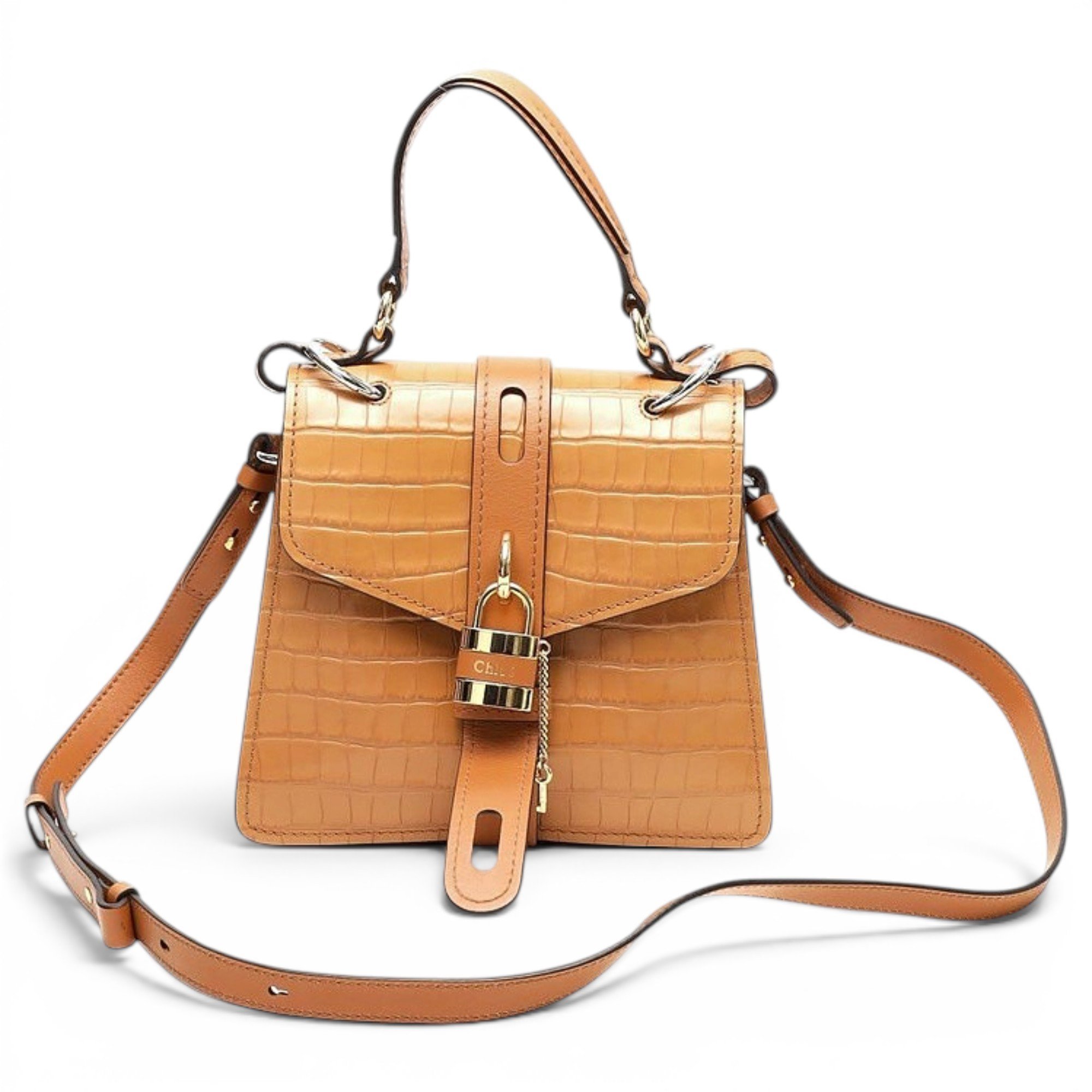 Aby leather handbag