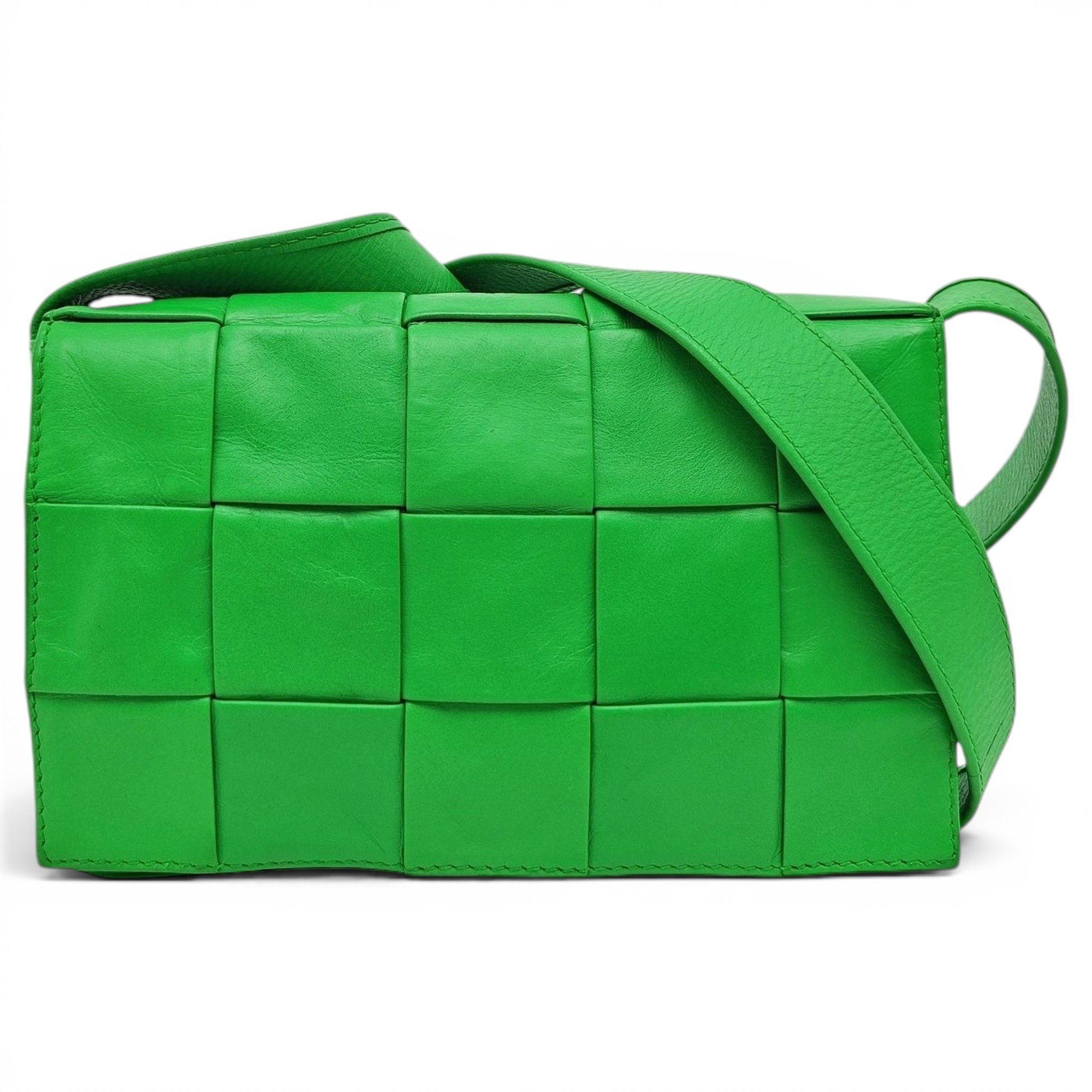 Brick Cassette leather handbag