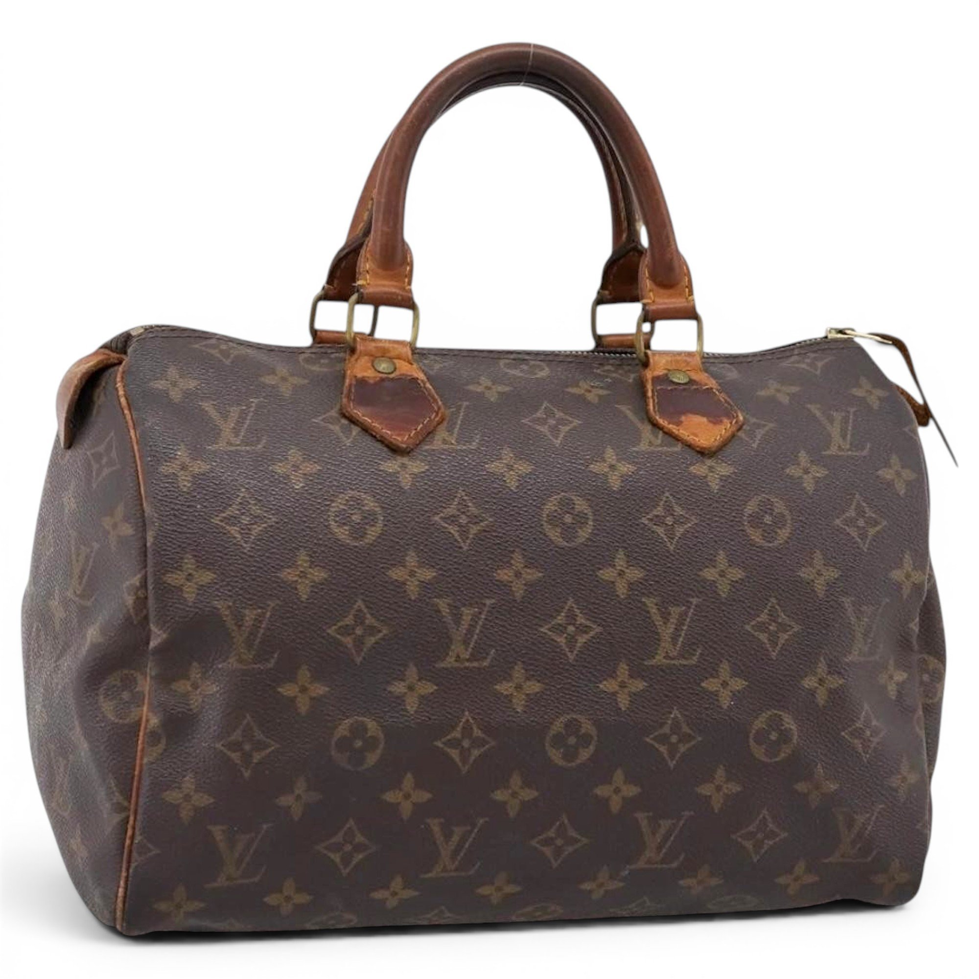 Speedy leather handbag