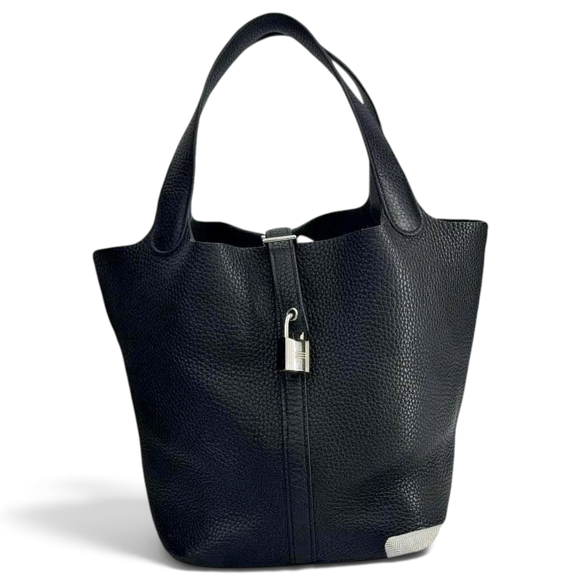 Picotin leather handbag