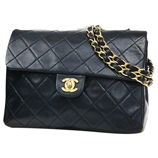 Trendy CC Flap leather handbag