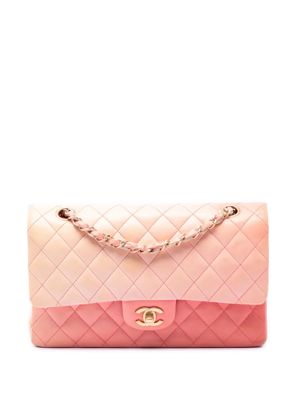 2009-2010 Medium Classic Ombre Lambskin Double Flap shoulder bag