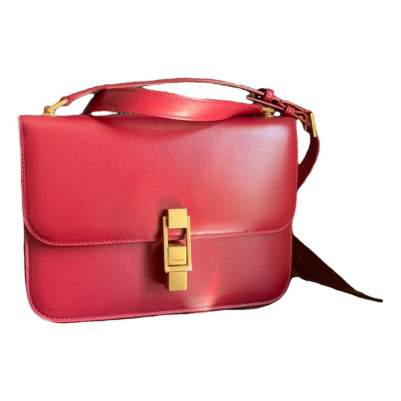 Carré leather crossbody bag