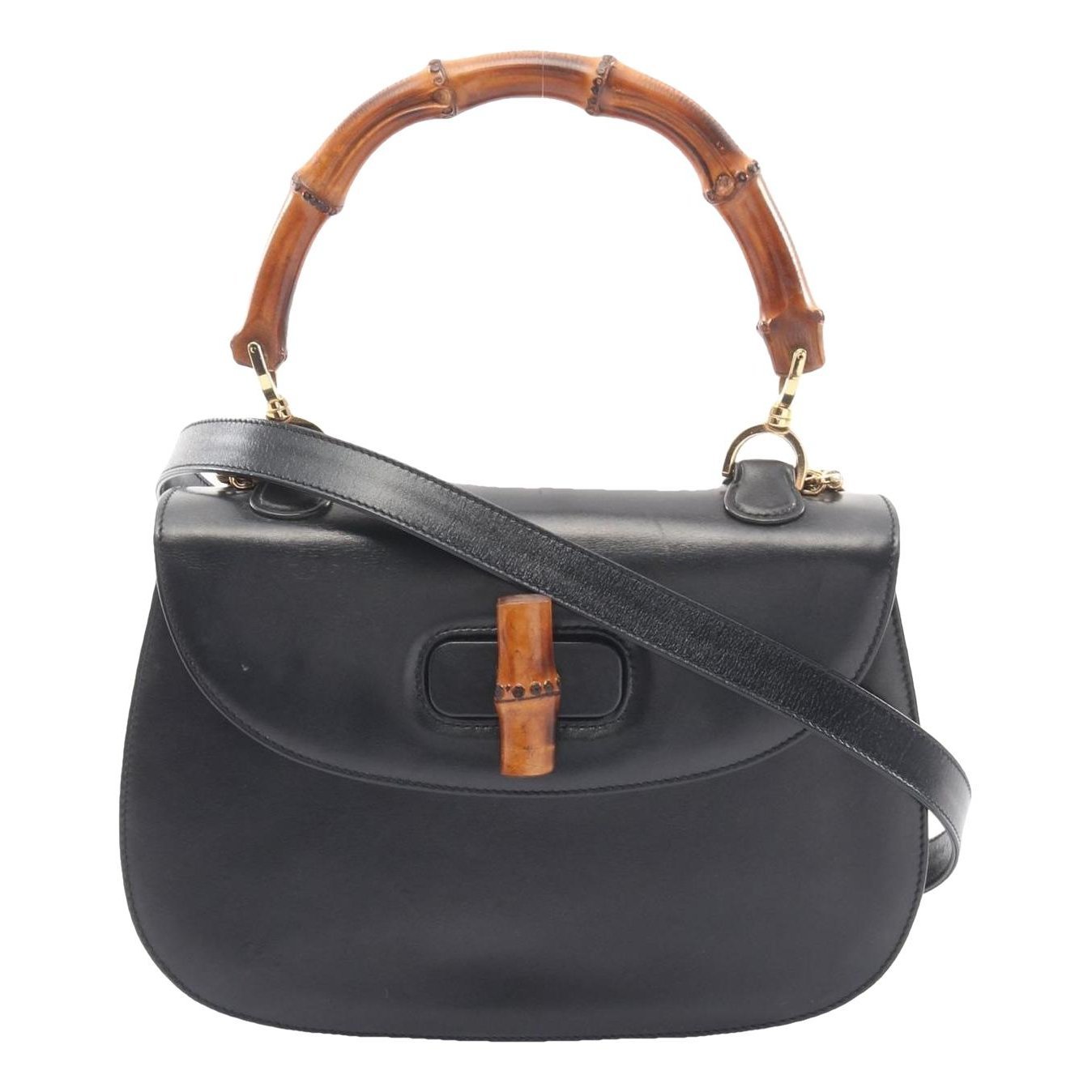 Bamboo leather handbag