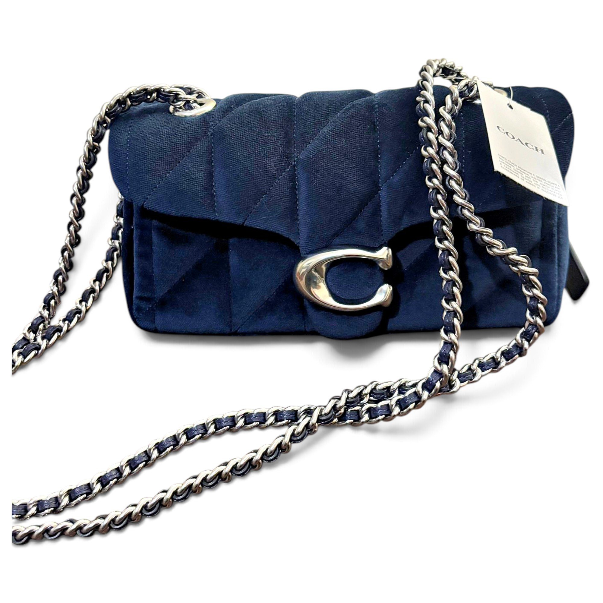 Tabby velvet handbag