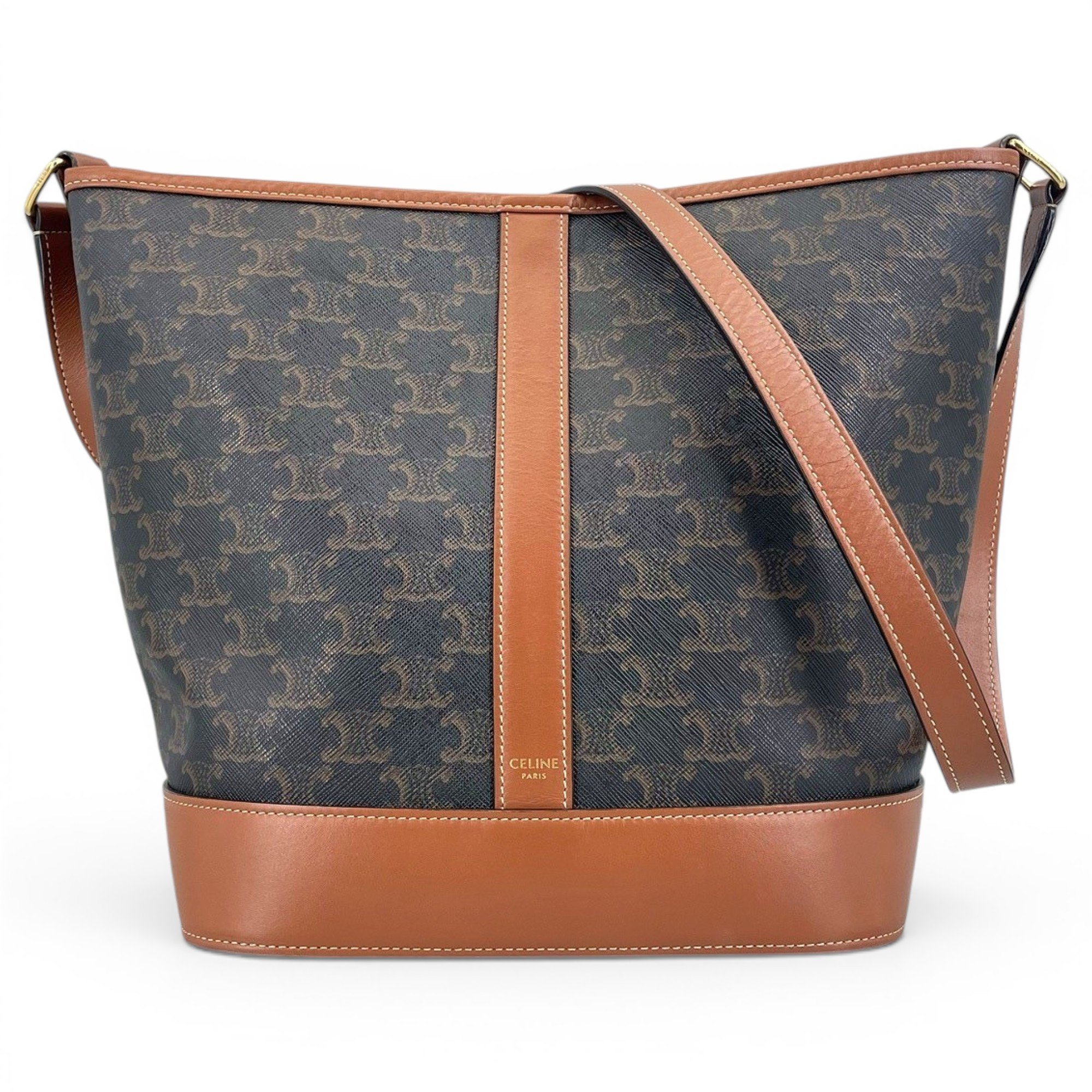 SAC SEAU leather handbag