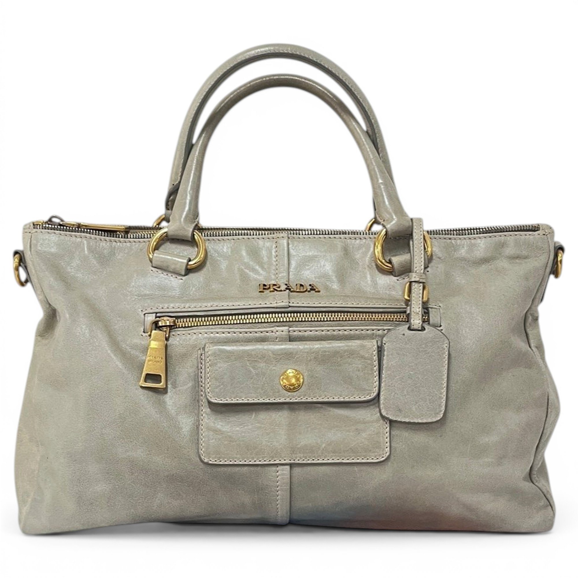 Leather handbag