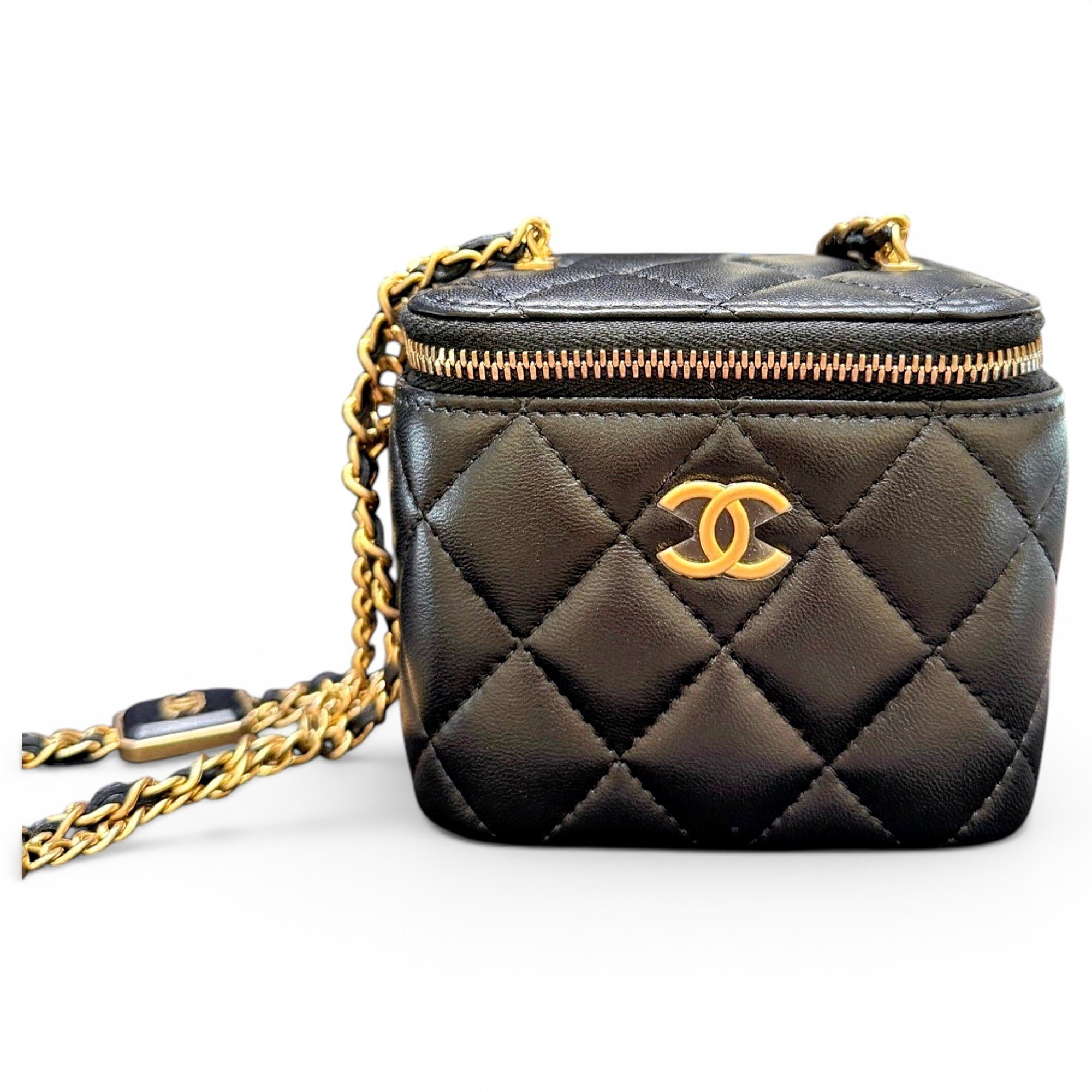 Vanity leather mini bag
