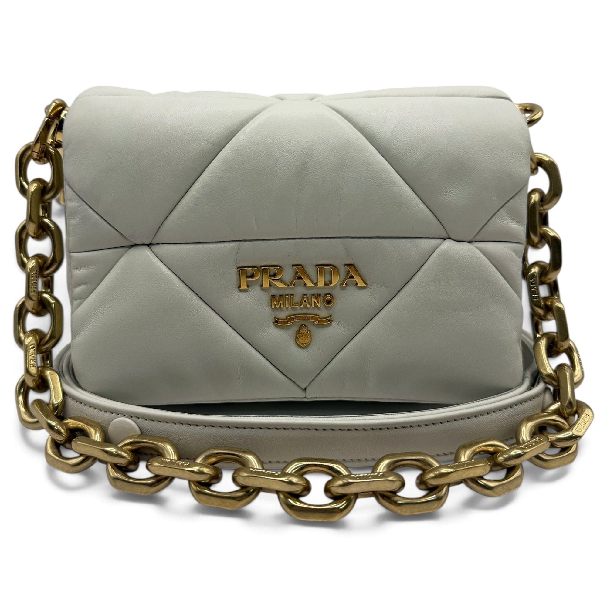 Prada Cahier Chain leather handbag
