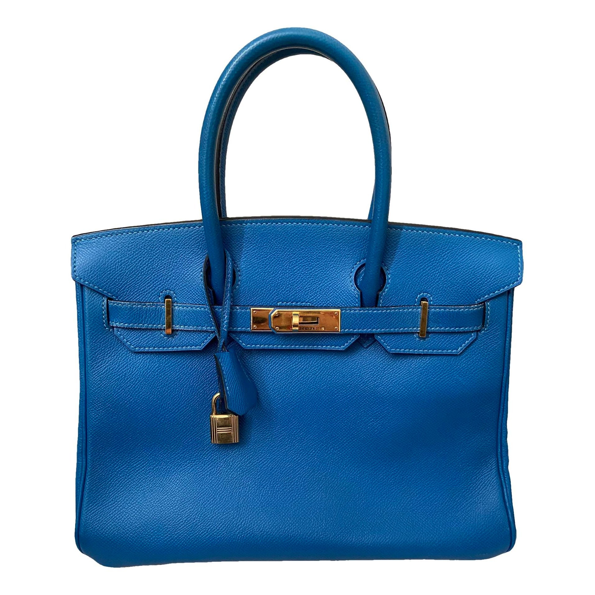 Birkin 30 leather handbag