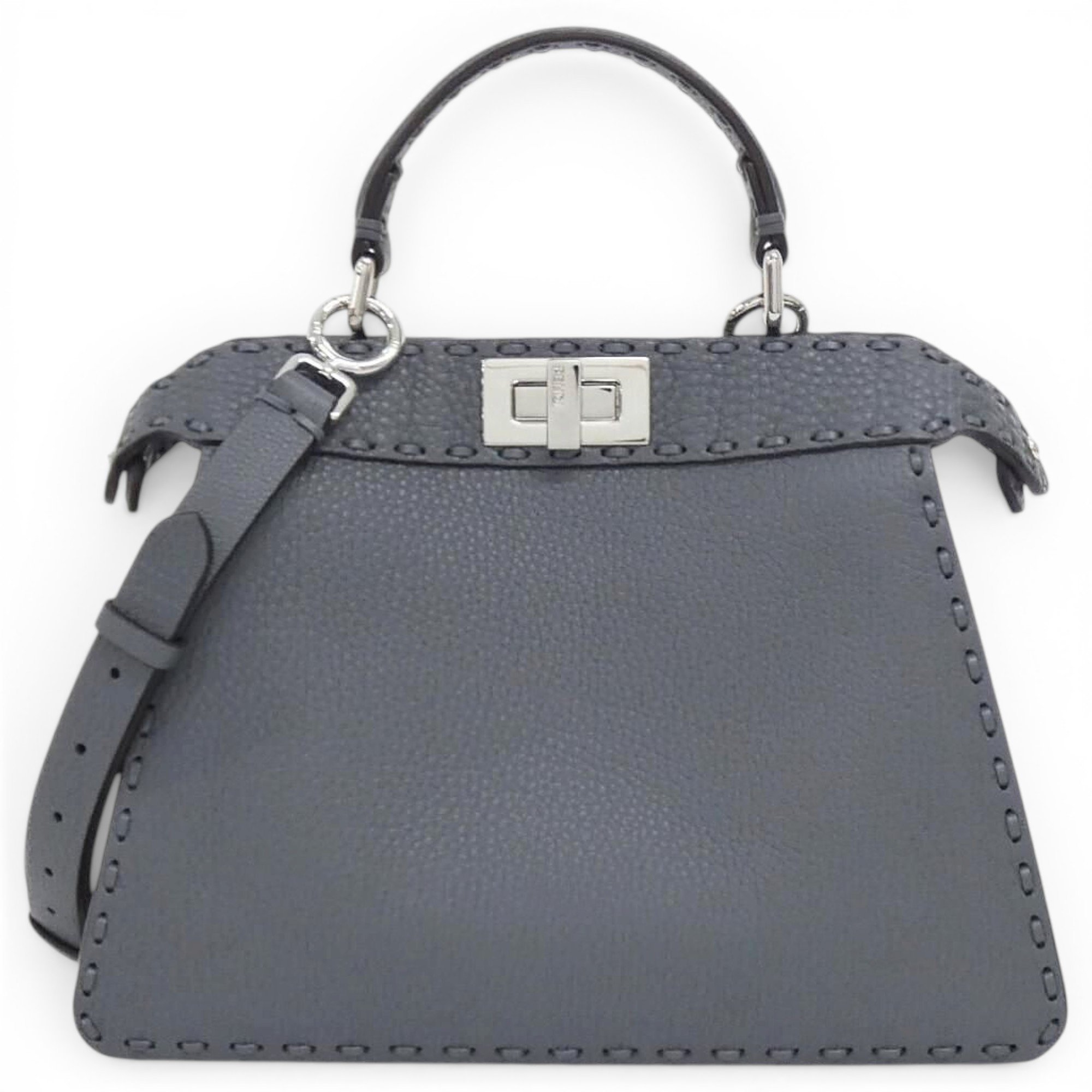 Peekaboo leather handbag