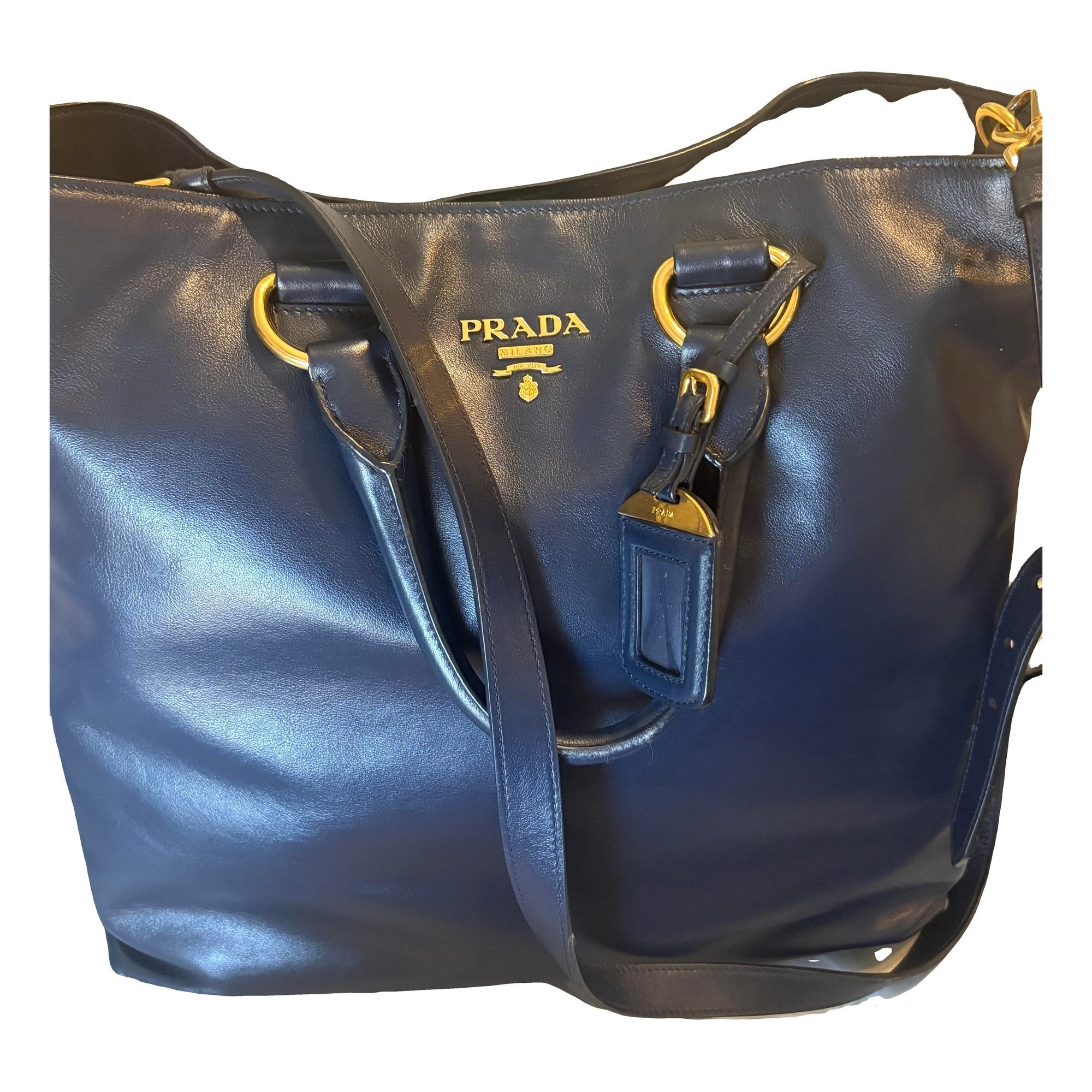Leather tote