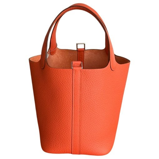Picotin leather handbag