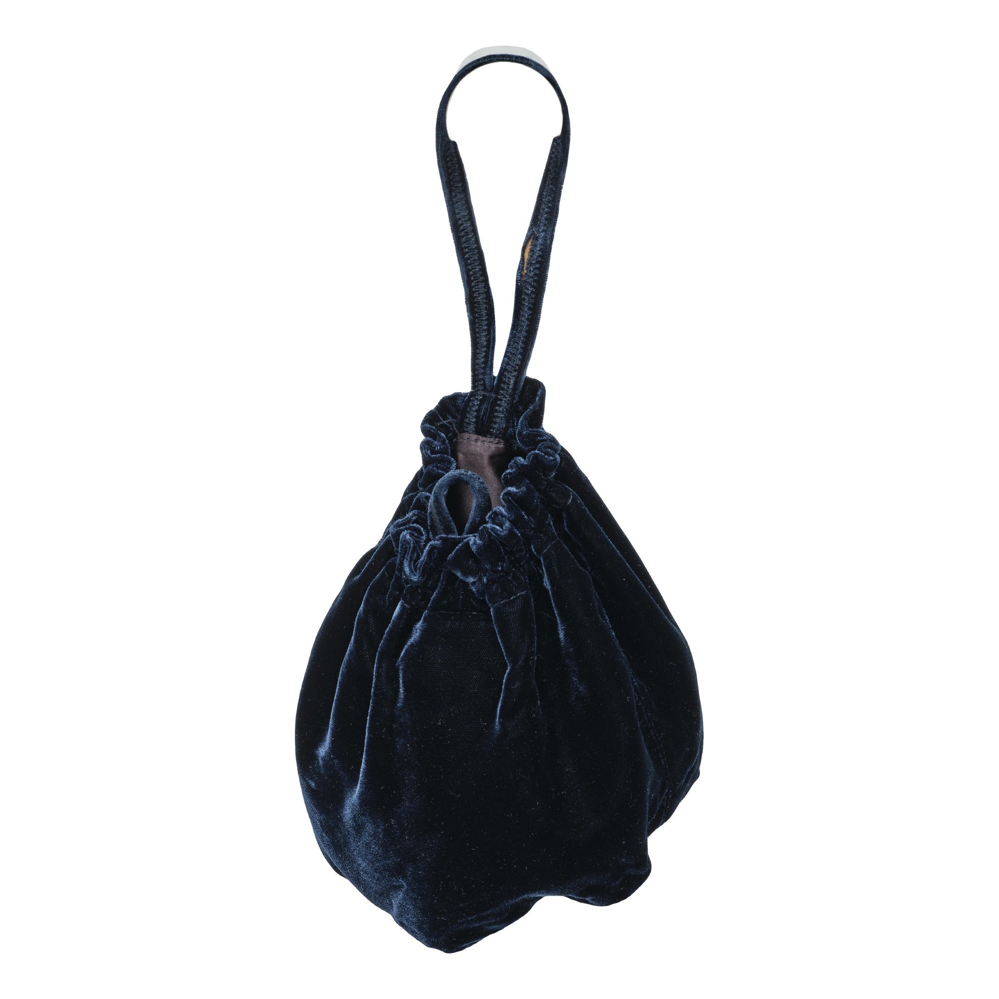 Velvet clutch bag