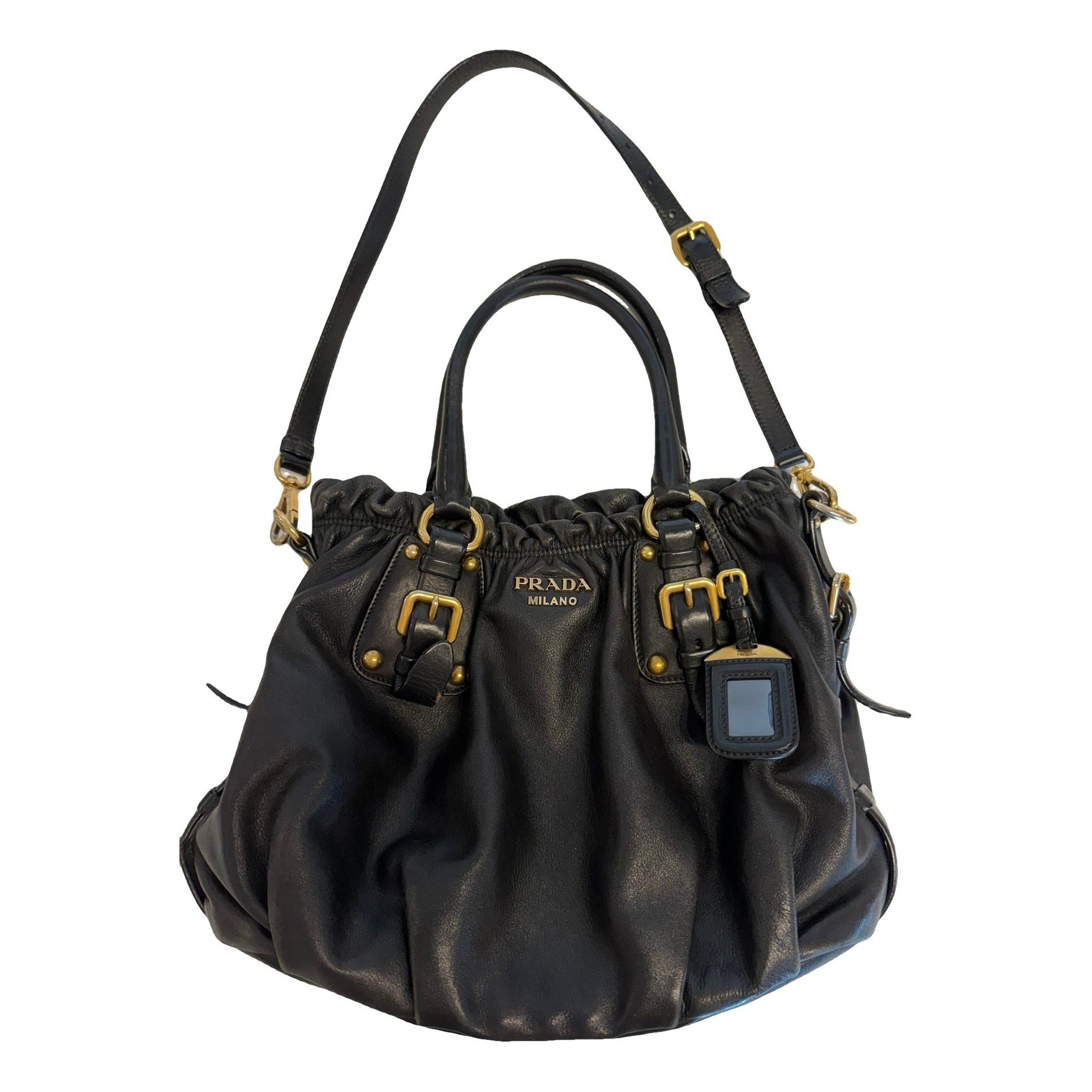 Leather crossbody bag