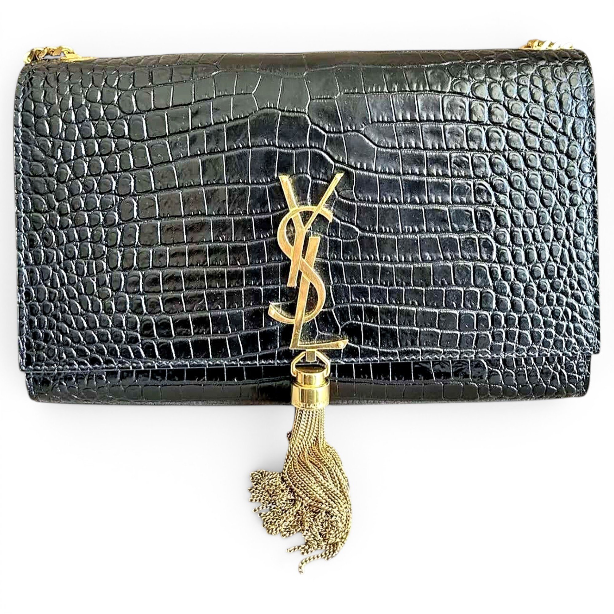 Pompom Kate leather crossbody bag
