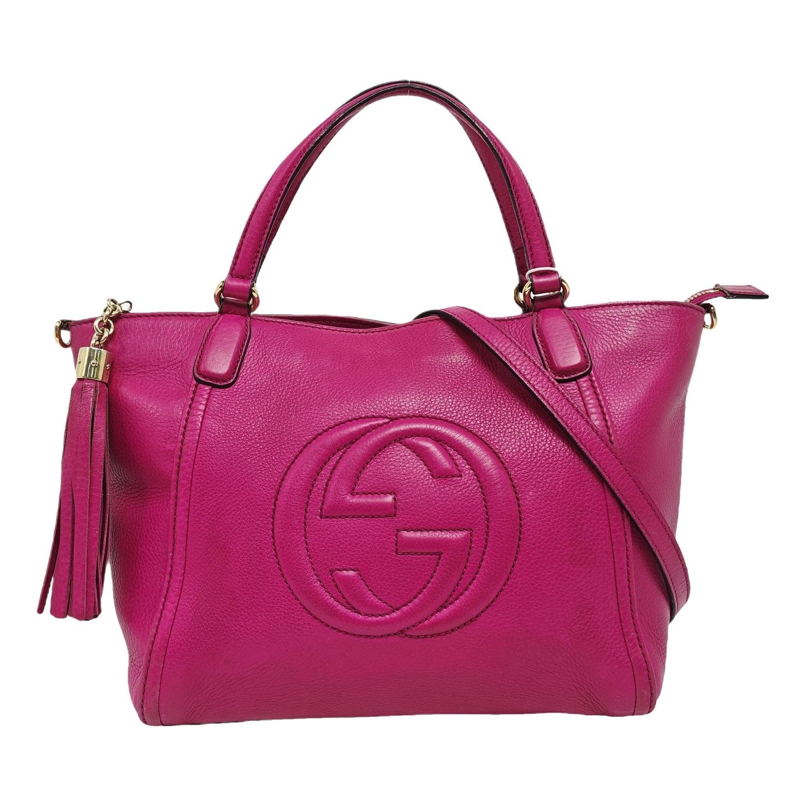 Soho Top Handle leather handbag