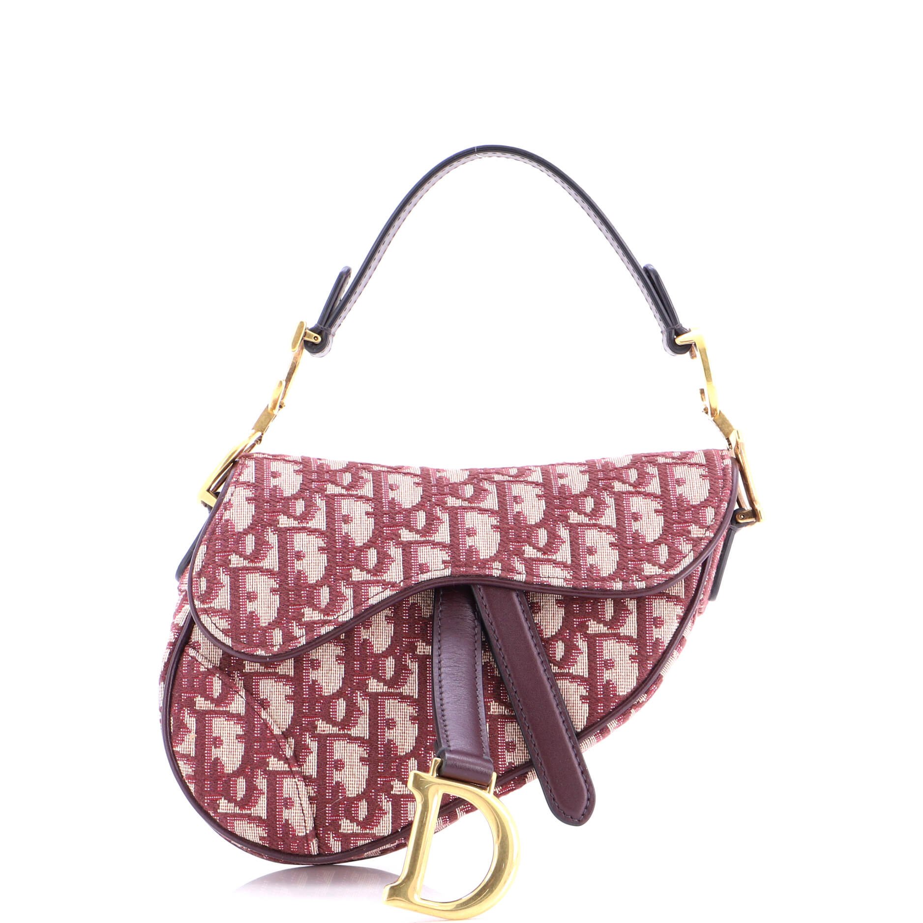 Dior Saddle Handbag Oblique Canvas Mini