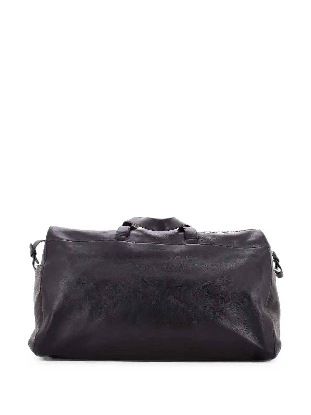 Flap Pocket Duffle Bag Leather Large travel bag