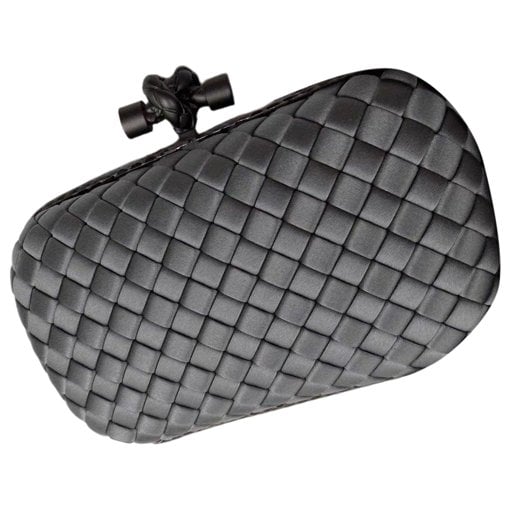 Pochette Knot silk clutch bag