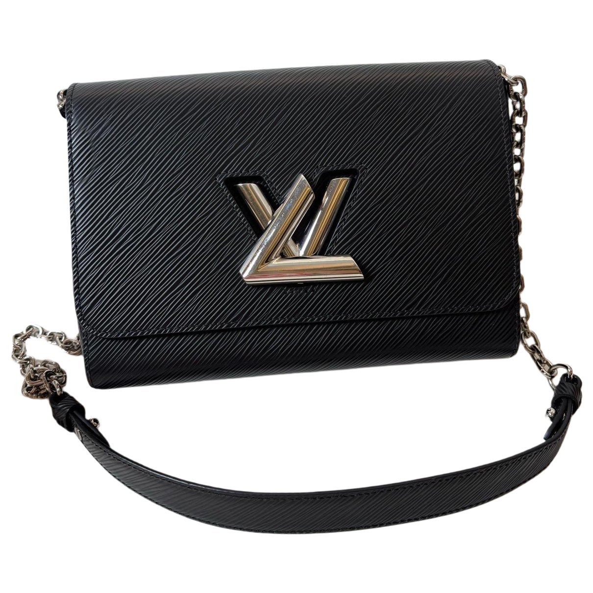 Twist leather crossbody bag