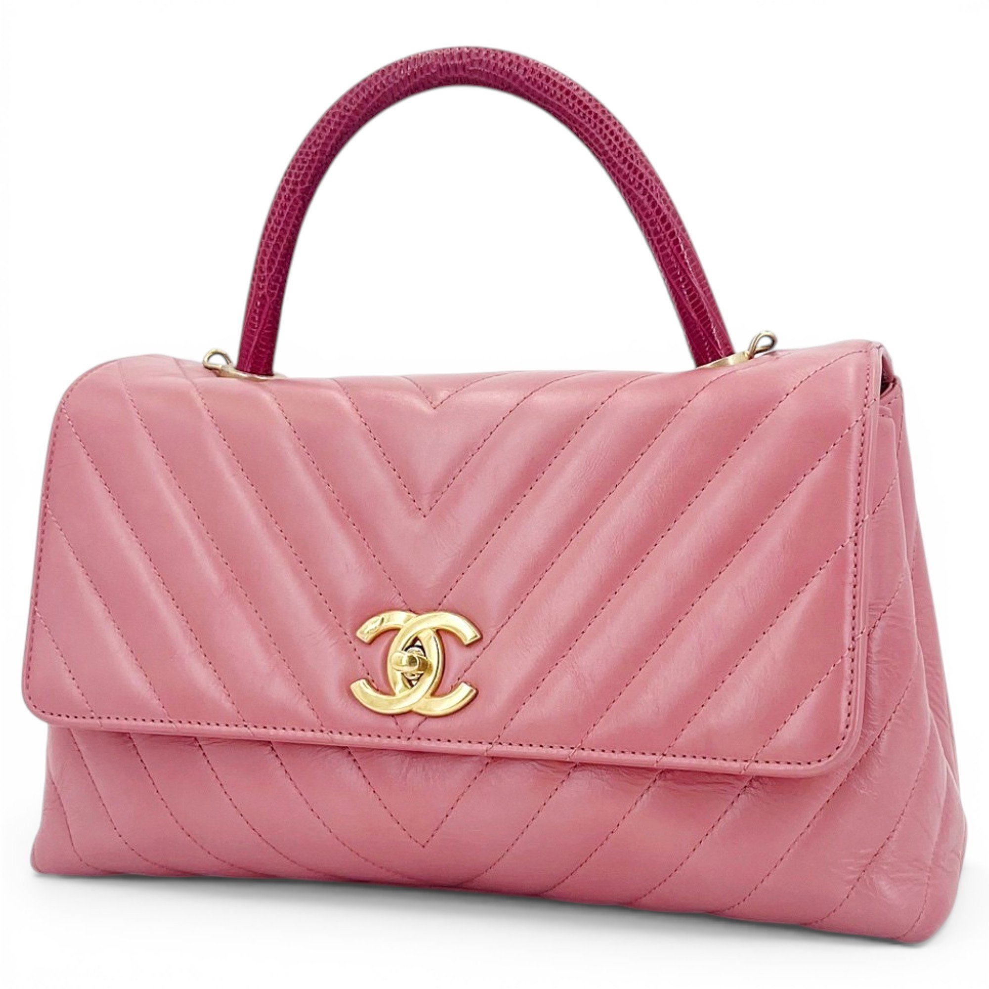 Coco Handle leather handbag