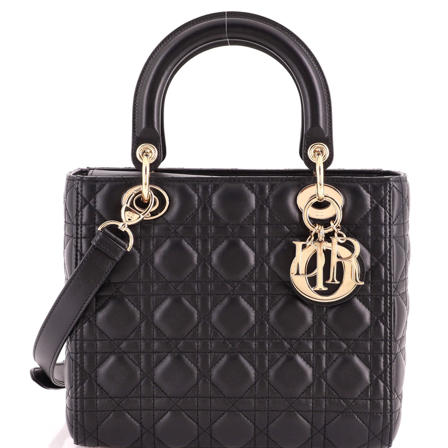 Lady Dior NM Bag Cannage Quilt Lambskin Medium